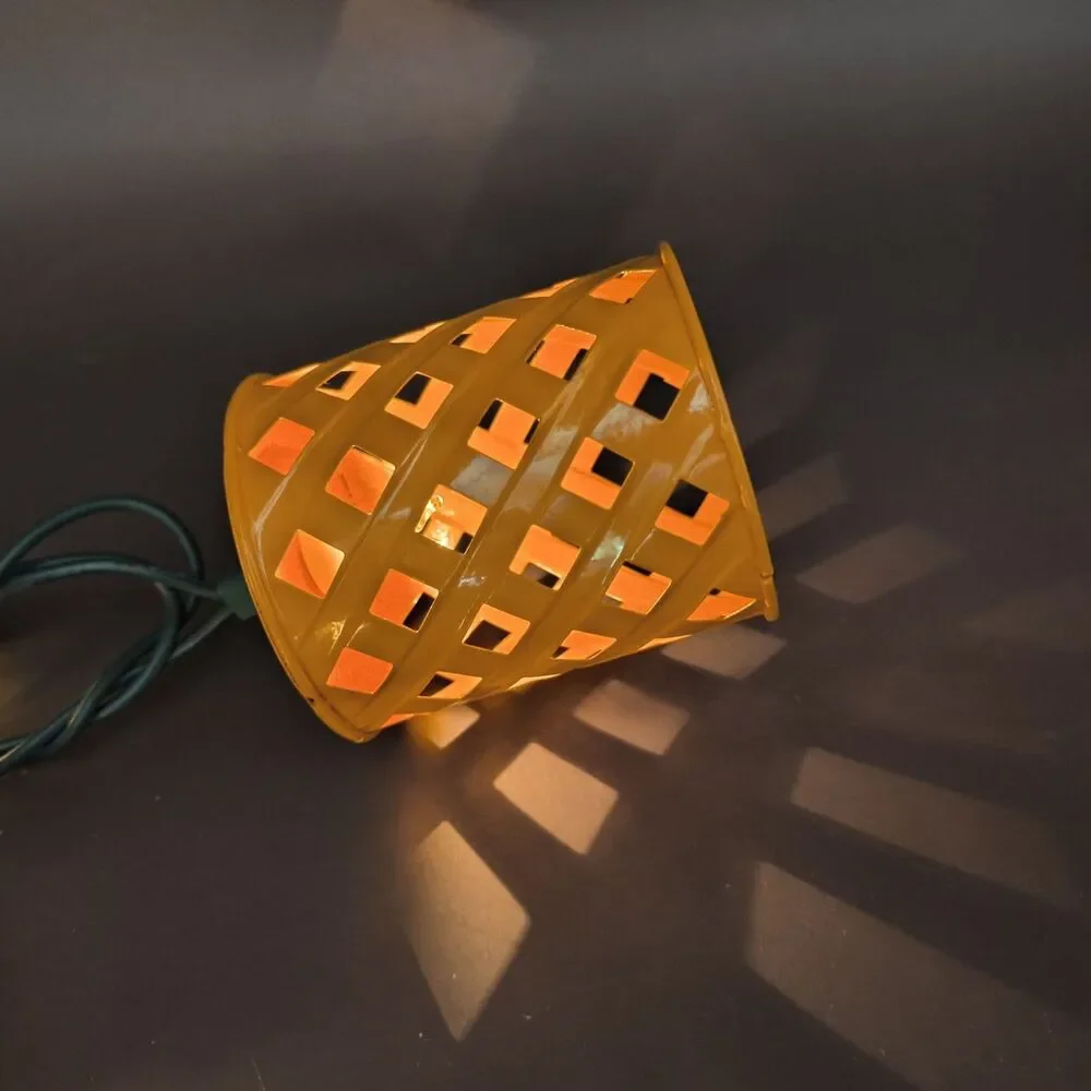 Lot of 10 Metal Lattice String Light Covers for Patio Garden Lights Multicolor